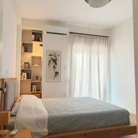 Stylish Artistic Flat With View, Three Min To Metro Apartment Athens Exterior photo